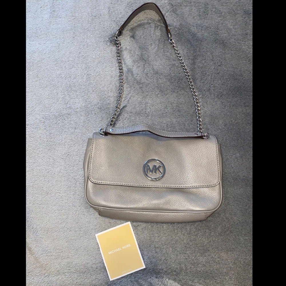 Gray Michael Kors Bag